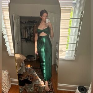 Petal & Pup Emerald Dress